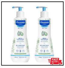 Mustela Baby Gentle Cleansing Gel - Baby Hair  Body Wash, 25.35 fl oz, 2-pack