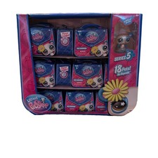 Littlest Pet Shop G7 Series 5 Blind Boxes Complete Full Set Of 18 + Display Box