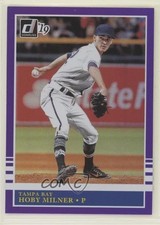 2019 Panini Donruss Retro 1985 Holo Purple Hoby Milner #202 1s8