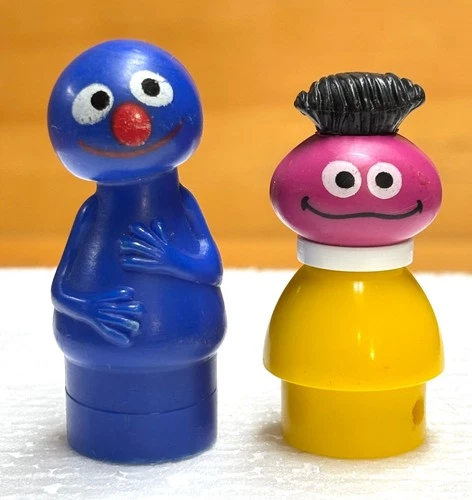 Vintage Fisher Price Sesame Street.."Rosevelt Franklin & Grover" 1972 VG