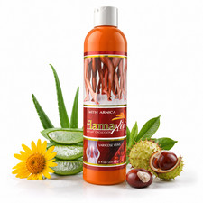 Arnica Leg Care Gel 8 oz Flamaxlin Varicose Spider Veins Horse Chestnut
