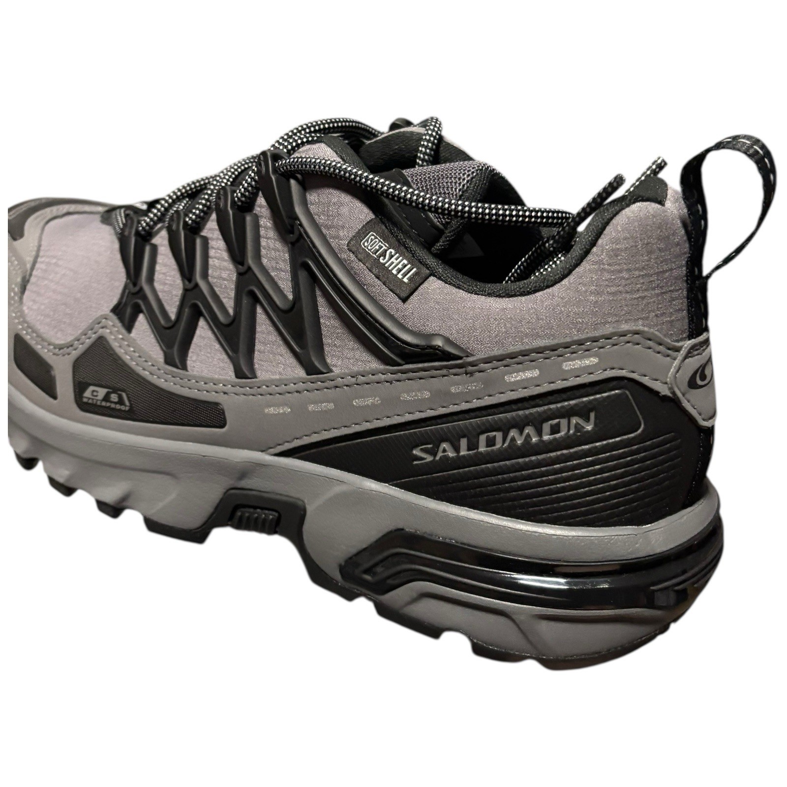 Salomon ACS+ CSWP scarpe da ginnastica escursionismo UK 7 EUR 40 2 3 nuove grigio nero sotto prezzo di listino