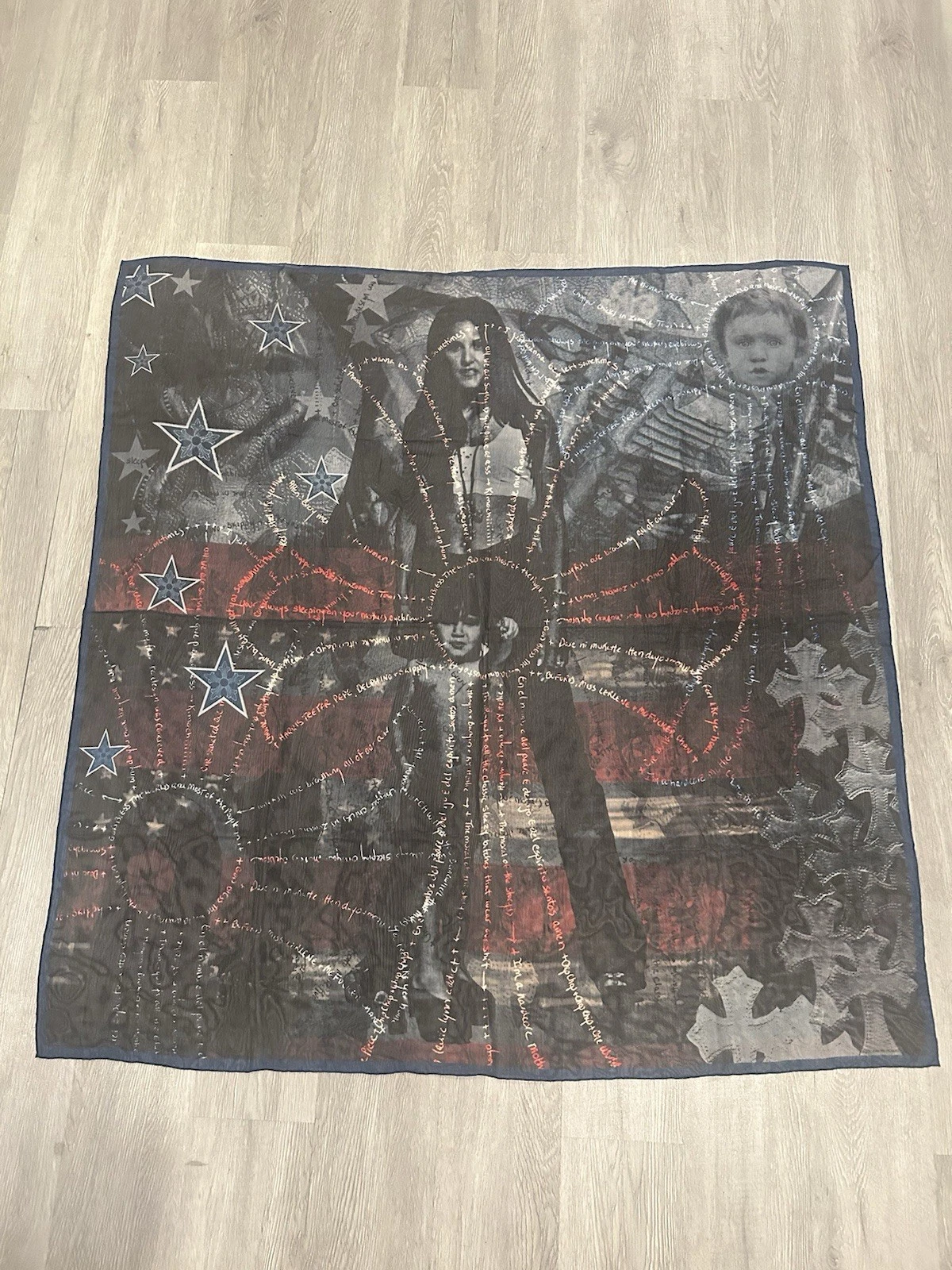 Chrome Hearts The Rolling Stones Silk Scarf / Bandana