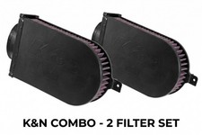 Two Kn E-0659 Hi-flow Air Intake Filter For 2015-2018 Bmw X5 X6 Xdrive 50i 4.4l Two Kn E-0659 Hi-flow Air Intake Filter For 2015-2018 Bmw X5 X6 Xdrive 50i 4.4l