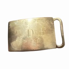 Authentic Atlas Sterling Silver Belt Buckle from prestigious TIFFANY  COMPANY