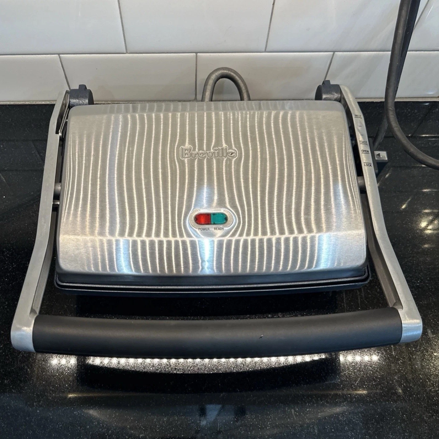 Breville Panini Duo Electric Sandwich Maker Nonstick Stainless Steel BSG520XL