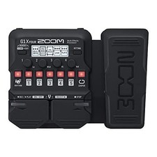 ZOOM G1X FOUR Guitar Multi-Effector with Pedal Black Over 70 Effects  Models,