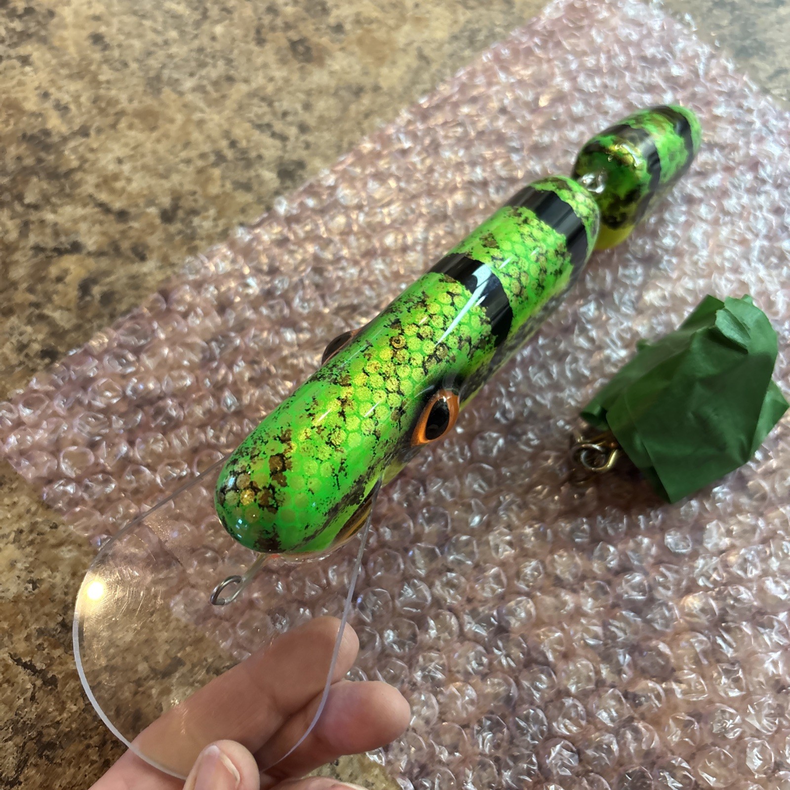 8” Mortimer Baits #121 Jointed Crankbait Trolling Musky Lure Or Pike - Image 4