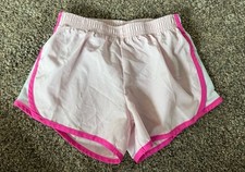 Nike Dri-Fit Athletic Running Shorts Pink Kids Girls Size 6