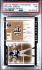 2001 Upper Deck Prospect Premieres MJ GRANDSLAM BAT #MJ2 MICHAEL JORDAN PSA 7