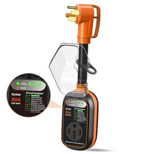 RV Surge Protector 50 Amp - Upgraded RV Circuit Analyzer with 50A-Orange
