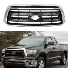 For Toyota Tundra 2010-2013 To1200337 Front Upper Grille Black Wchrome Trim