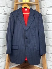 Men Luigi Borrelli Blazer Red Wool 42 / XL / 50