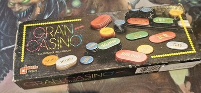 100 PERLMUTT POLYSTYROL CHIPS TOLLES CASINO gesprungenes Gehäuse