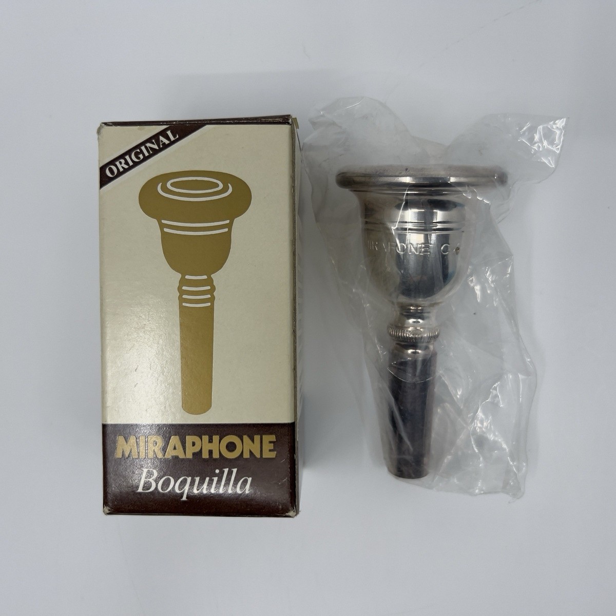 Vintage | Miraphone (Fone) Tuba Mouthpiece | Model C4 / TU23