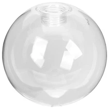 Transparent Globe Lamp Shade Replacement Socket Ceiling Lamp Shape Light Fixt...