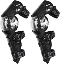 Knee and Shin Guards Protective Gear for Adults Black-(Knee Shin Guards)