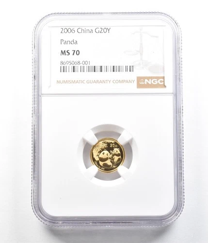 2006 Chinese Gold Panda 1/20 oz — photo from the most recent tracked eBay sale