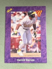 Harold Baines 1991 Classic Oakland Athletics #13 MM2