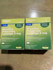 2X Amazon Basic Care Nicotine Polacrilex Mini Lozenge, 2 mg, 216 ct each 07/2027