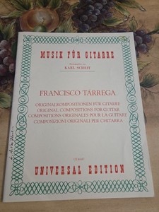 Francisco Tarrega Original Compositions For Classical Guitar Extremely Rare Book