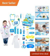 Doctor Kit for Toddlers 3-5 Dress Up Toys for 2 3 4 5 Old Girls Pretend Play...