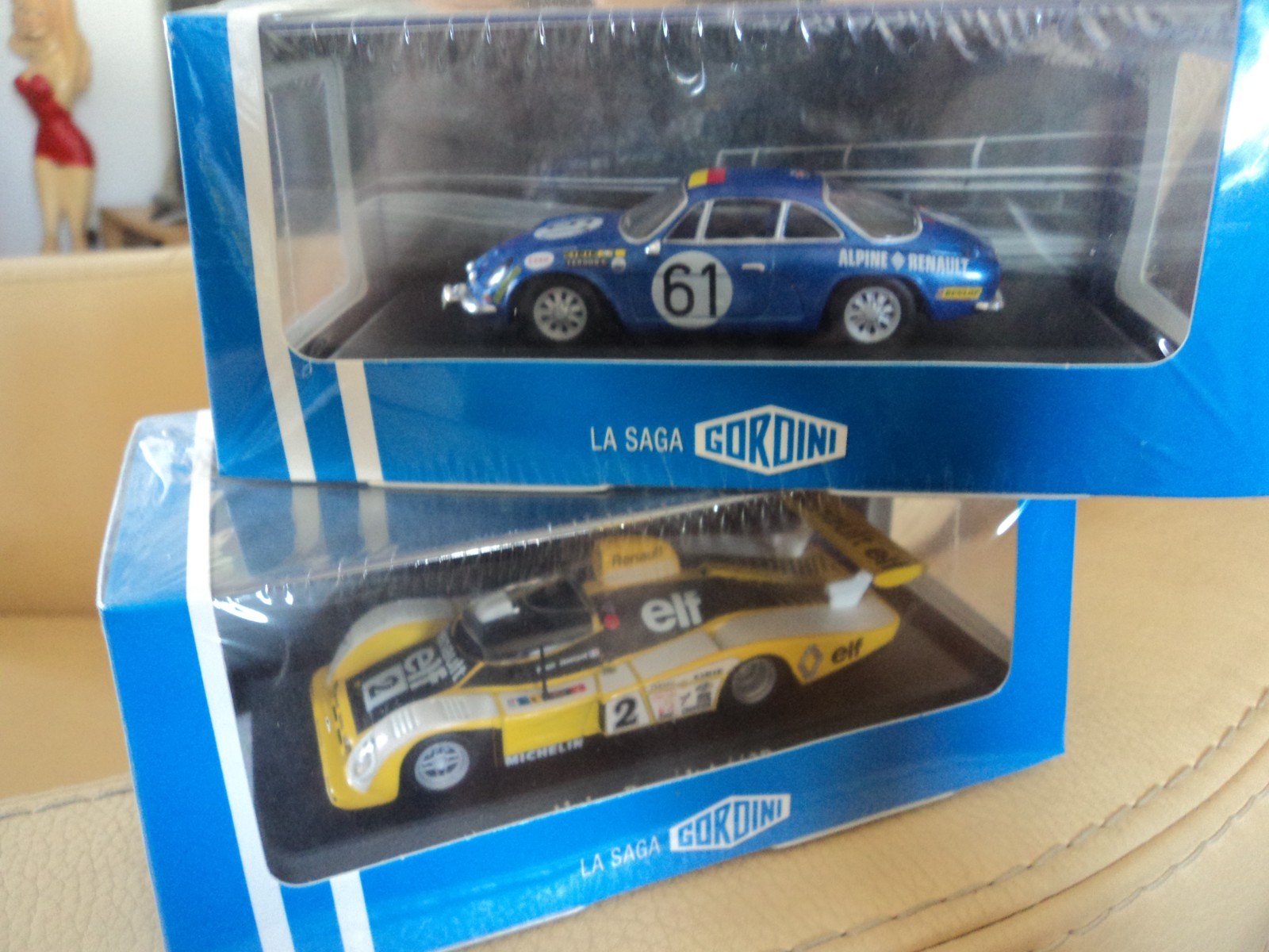Miniatures Renault Gordini 1/43 en métal injecté, finitions de collection Atlas