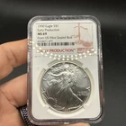 1990 NGC MS69 Silver Eagle, Struck in 1989 Early Production