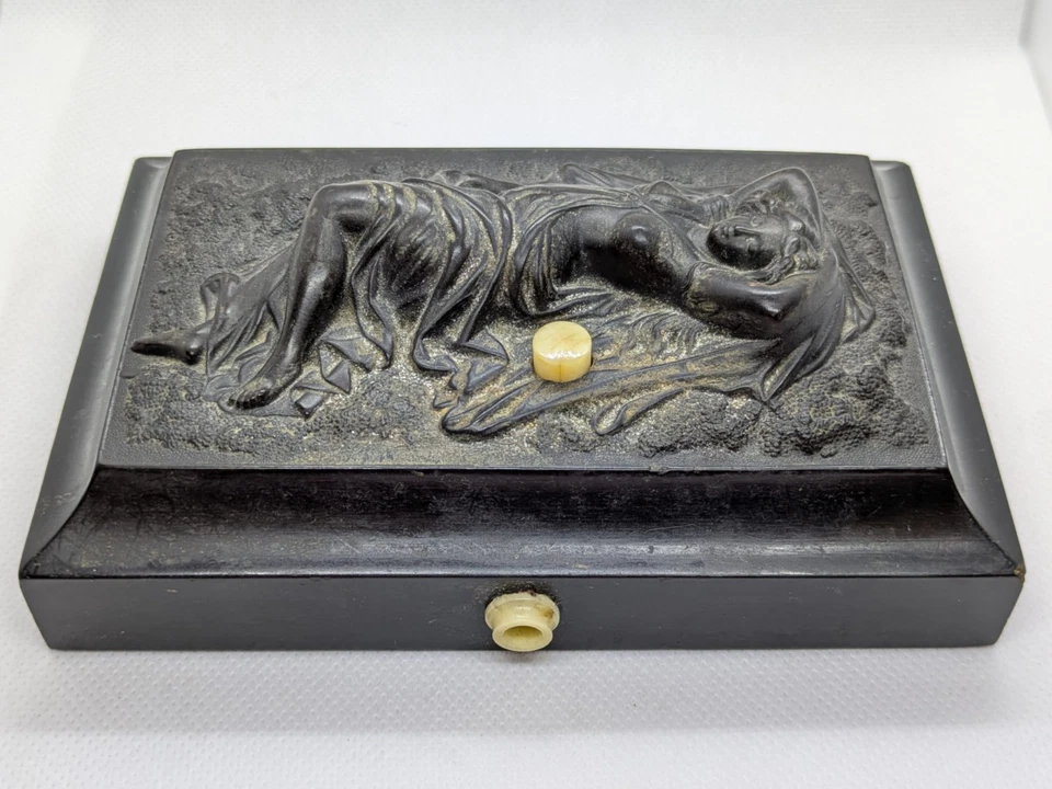 ANCIENNE RARE SONNETTE DE TABLE EROTIQUE MAISON CLOSE NAPOLEON 3 - FIN 19ème - Photo 2/4