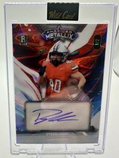 2023 Wild Card American Metallix Dylan Laube 1/2 Rookie Auto Las Vegas Raiders. rookie card picture