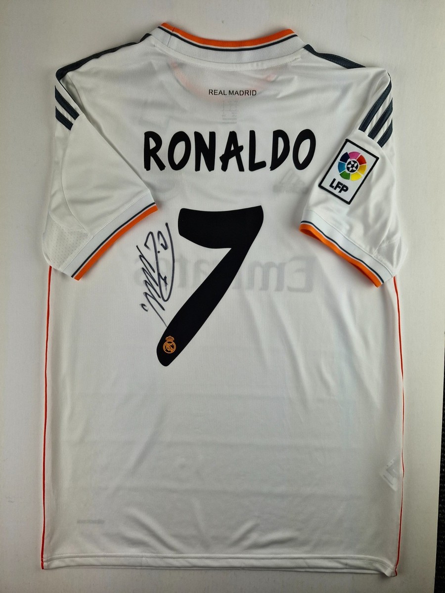 Real Madrid 直筆サイン入りユニフォーム Buy Cristiano Ronaldo jersey Real Madrid Hand Signed W/COA+Free