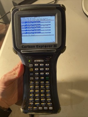 Carlson Explorer II Data Collector Surveying Handheld 112378 - UNIT ONLY
