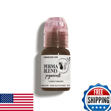 Perma Blend Forest Brown Microblading Ink for Eyeliner Vegan 0.5oz