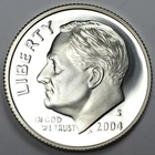 2004-S Silver Proof Dime - 90% Silver - (PR) KM#195b - D04SS