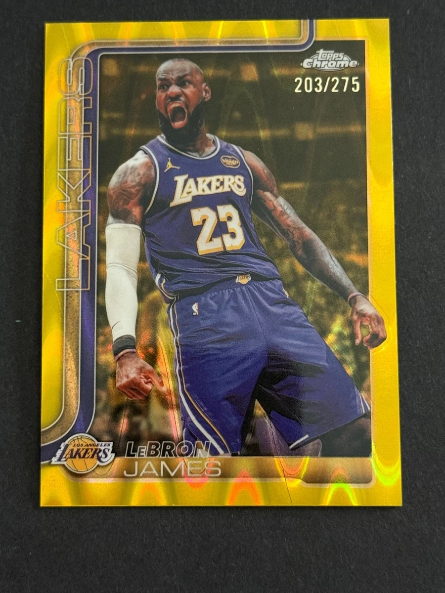 Topps LeBron James Basketball Serial Numbered Sports Trading Cards