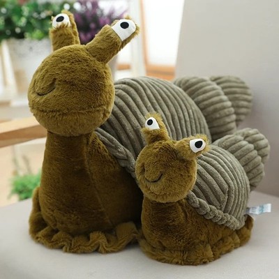 Cute 28cm Plush Snail Toy Stuffed Lifelike Insect Soft Doll Kids Toys