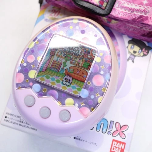Discoloration Corrosion Tamagotchi Mix Melody m!x Purple 2016 Bandai Box Strap