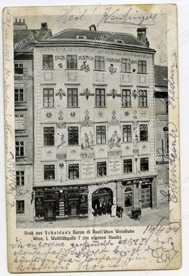AK - Gruß aus Scholdan`s Baron di Pauli'ichen Weinstube, Wien I.  (F1346)