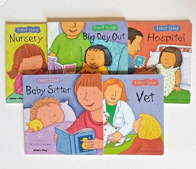 5 x Childs Play First Time paperbacks illustrated by Jess Stockham 2009/11