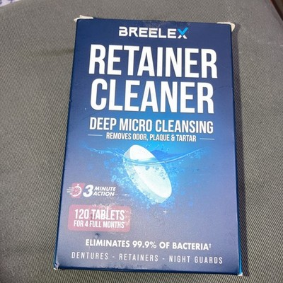 Breelex Denture Cleaning 119 Retainer Cleaner Tablets Best by: 03/2028 FASTSHIP!