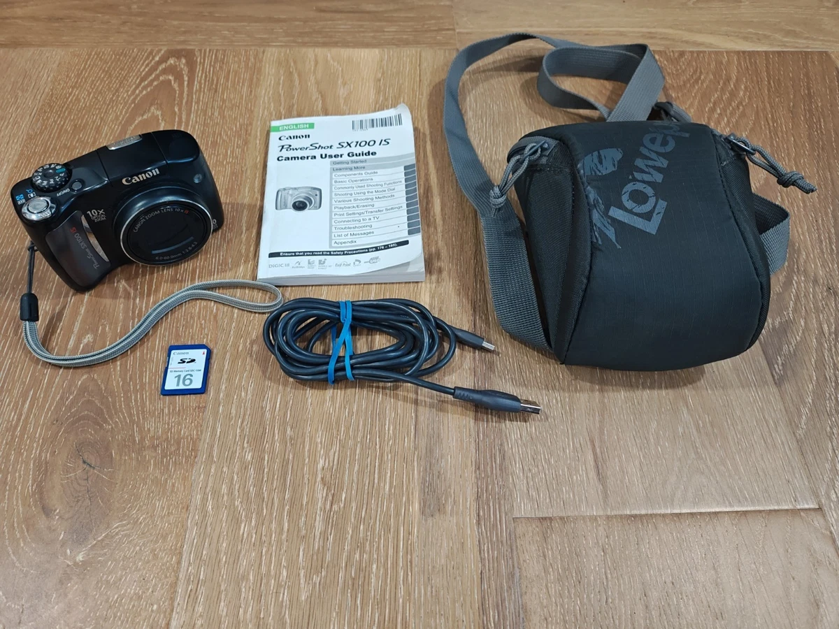 PowerShot SX100 IS Canon PowerShot Digital Cameras 8-9.9 MP