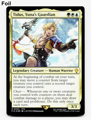 Tidus, Yuna's Guardian (FIC-187) - mythic: (Extended Art) - Foil