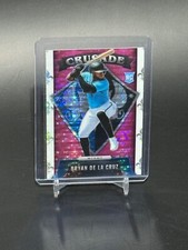 2023 Panini Chronicles #9 Bryan De La Cruz Crusade Pink Pulsar RC Miami Marlins