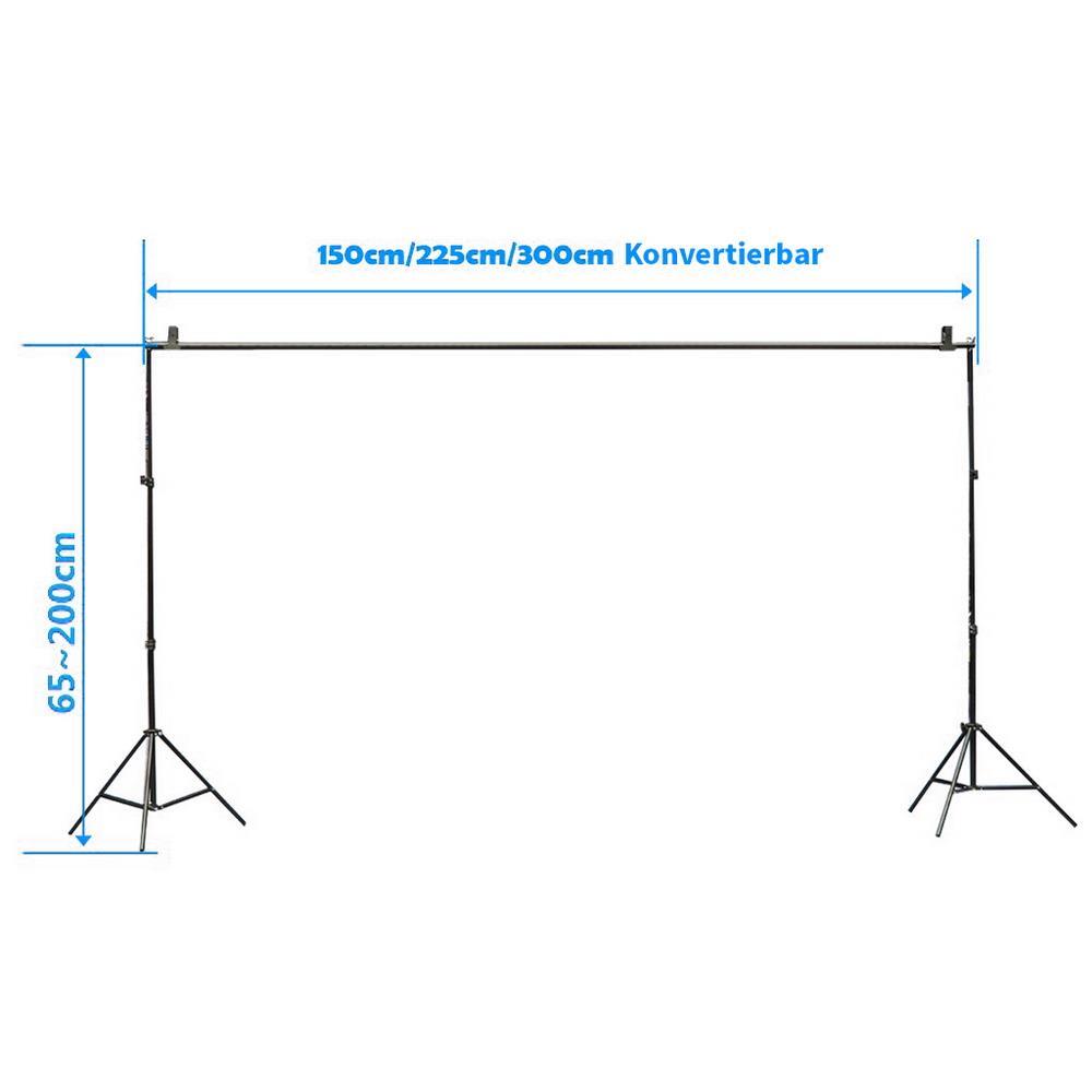 Profi Fotostudio Set Softbox Hintergrundsystem Studioleuchte Regenschirm Tasche