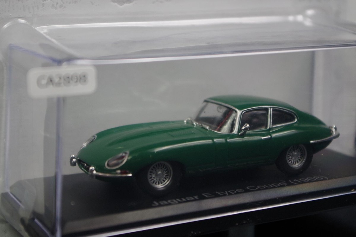 ミニカー JAGUAR E-TYPE COUPE Jaguar E Type Coupe 1968 Green 1/43 Scale Box Mini Car Display