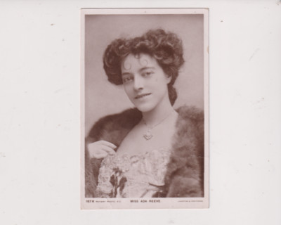 Postcard Rotary Photo English Actress Of Stage & Film Miss Ada Reeve 1920s