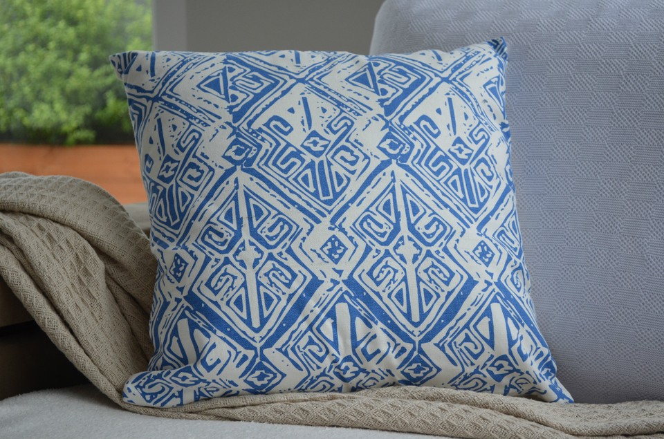 Aztec Cushion Cover | Natural