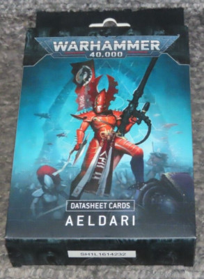 Games Workshop Warhammer 40K Datasheet Cards Aeldari BNIB Eldar 2025 New 10th Ed