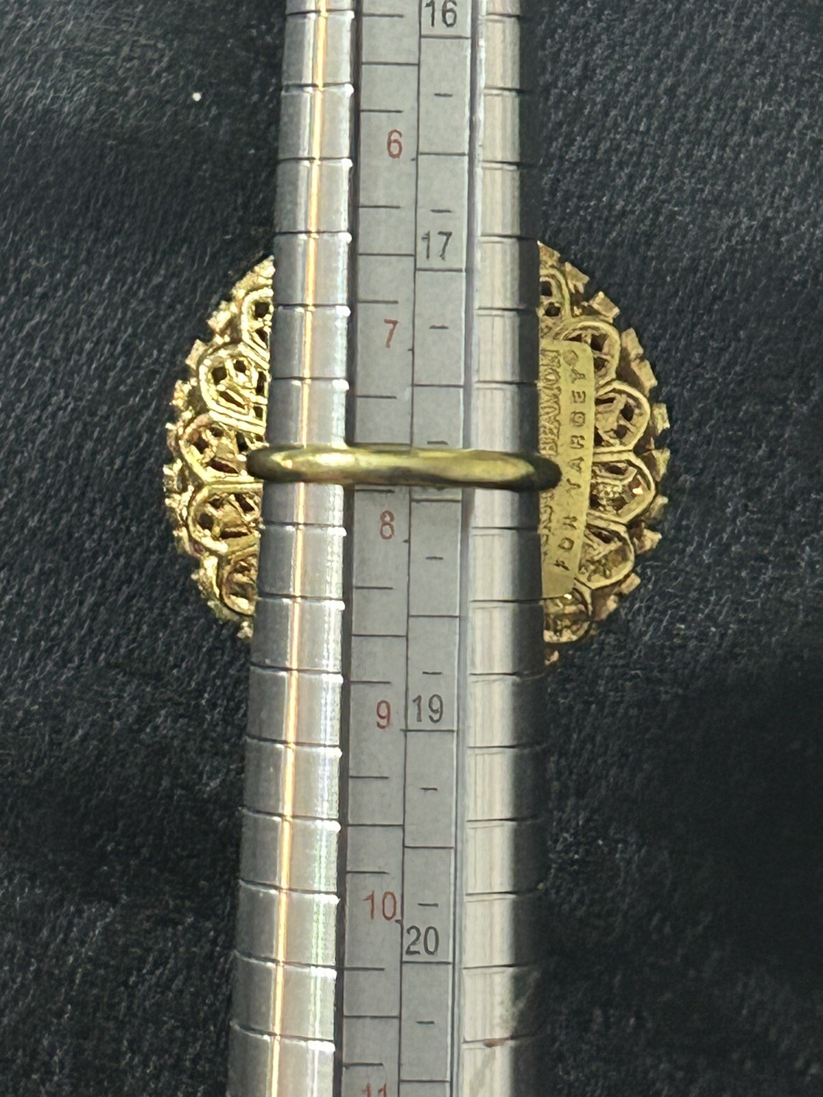 Huge Oversized Statement Ring Erickson Beamon For… - image 5