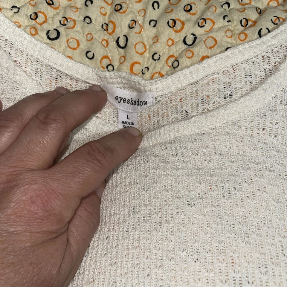 Sombra feminina multicolorida manga curta tamanho grande - Imagem 4 de 4